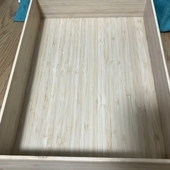 無印良品　重なる竹材長方形ボックス中・小の画像