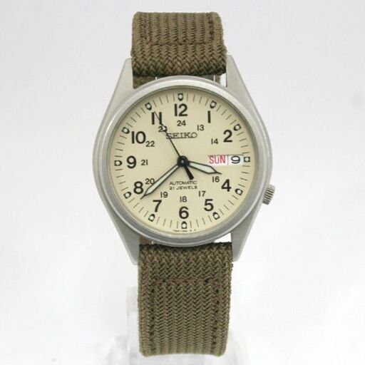 外装美品 要OH SEIKO SEIKO5 SNX431 ミニタリーウォッチ 7S26-3060