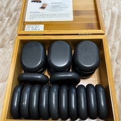 マッサージ　ホットストーン　玄武岩石