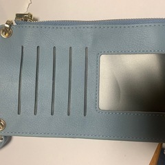 *女性財布の水色＊コンパクトの画像