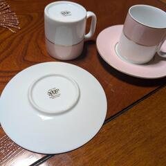 ティー・コーヒーカップセット カップ＆ソーサー6客セット ．陶器ティーセットの通販 by Ritahome｜ラクマ
