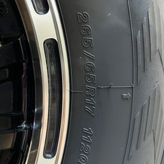 【バリ山ほぼ未使用
】265/65R17 スタッドレスタイヤホイール付き4本セット バリ山　  の画像