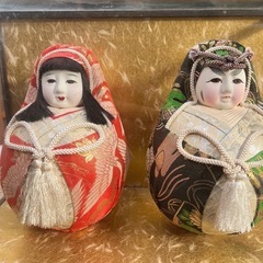 姫だるま　人形　工芸品　縁起物　の画像