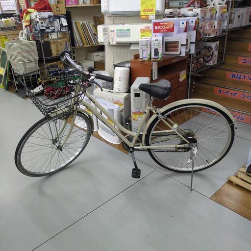 J218 ★小凹みキズ使用感★軽快自転車★NOLLIS★LEDタイナも★6段★27インチ