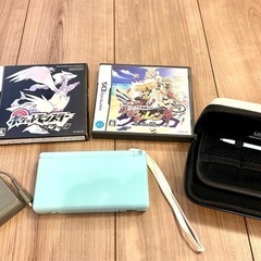 【美品】任天堂DS 本体 水色 ポケモン ブラック FF零式 セットの画像