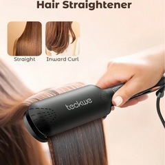 Teckwe 2in1ヘアストレートアイロン・カーラー