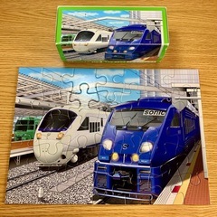 【中古】くもんのジグソーパズル Step3 すすめ 特急列車の画像
