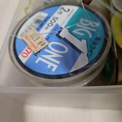 釣り糸ラインの号数いろいろの画像