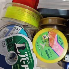 釣り糸ラインの号数いろいろの画像