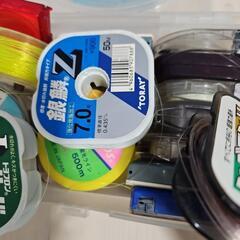 釣り糸ラインの号数いろいろの画像
