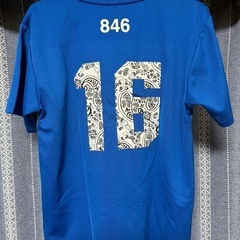 中古美品）846 TシャツSサイズ　ブルーの画像