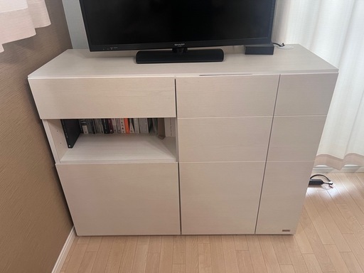 【Meuble】テレビボードホワイト