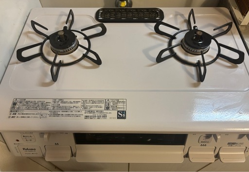 【取替交換付き】 パロマ ガスビルトインコンロ Sシリーズ Plus (都市ガス用) ICD6W6G(T) 13A グレースブラック  奥行55.6×高さ26.9×幅59.3cm