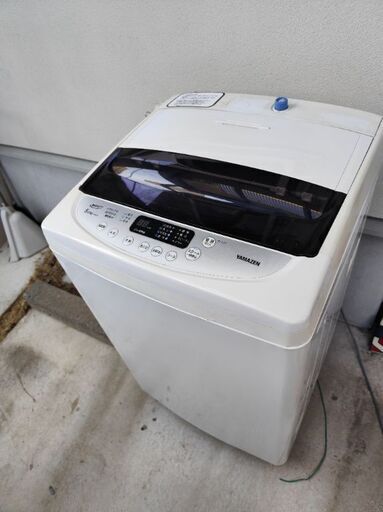 最新式が5,000円★yamazen 全自動洗濯機5.5kg　2021年　配送お手伝可