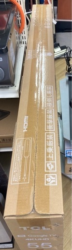 0196 未開封 TCL テレビ 55V型 55P636 4K 液晶テレビ W チューナー内蔵 Google TV 搭載