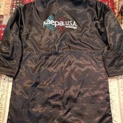 kaepa ベンチコート LLサイズ 中綿ボア 黒色の画像