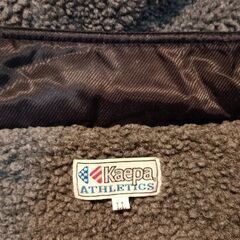 kaepa ベンチコート LLサイズ 中綿ボア 黒色の画像