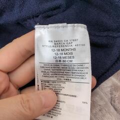 babyGap ベビーギャップ ネイビー カーディガン 12-18ヶ月 80の画像