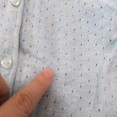 H&M 水色 カーディガン 80サイズ 9-12Mの画像