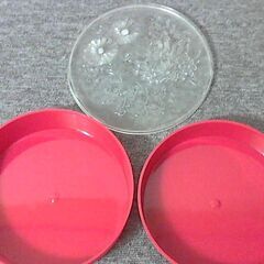 YK 丸二段ポット  プラスチック容器の画像