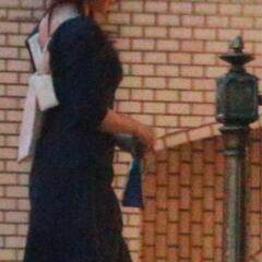 herlipto Back ribbon midi dressの画像