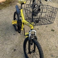 折りたたみ自転車の画像