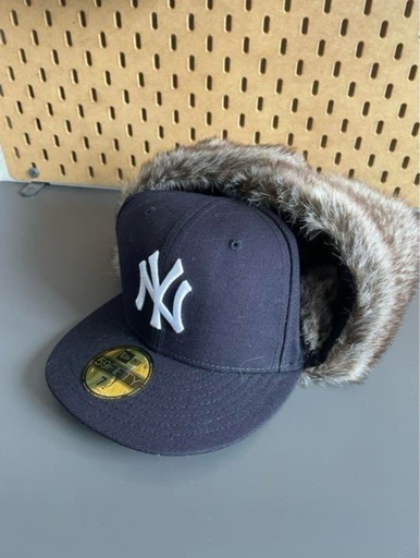 ドッグイヤーキャップ　newera Yankees