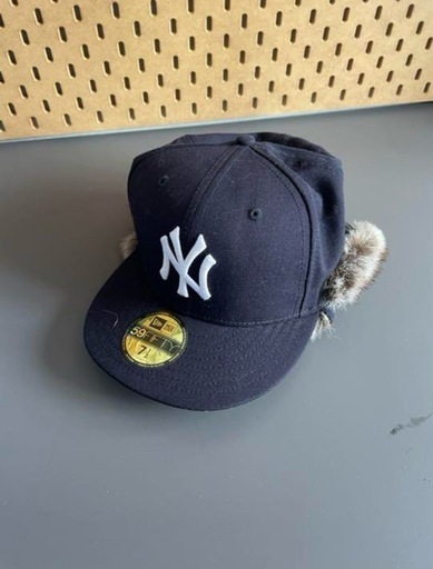 ドッグイヤーキャップ　newera Yankees