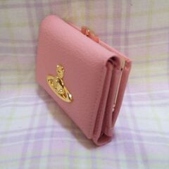 未使用品　Vivienne Westwood　ヴィヴィアン・ウエストウッド　三つ 折り財布 ピンク　 913VW138の画像