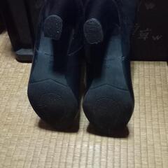 ショートブーツ　黒の画像