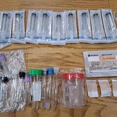 (決まりました)シリンジ、スピッツ、絆創膏など