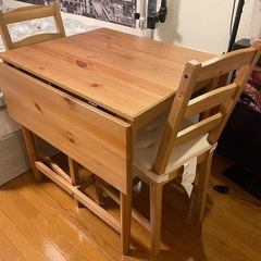伸縮ダイニングテーブル　