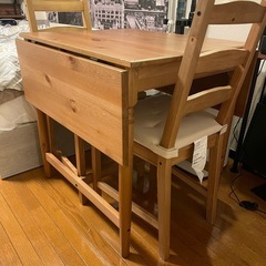 伸縮ダイニングテーブル　