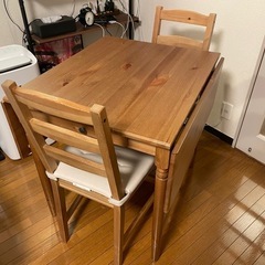 伸縮ダイニングテーブル　