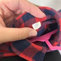 綿100%、80子供服の画像