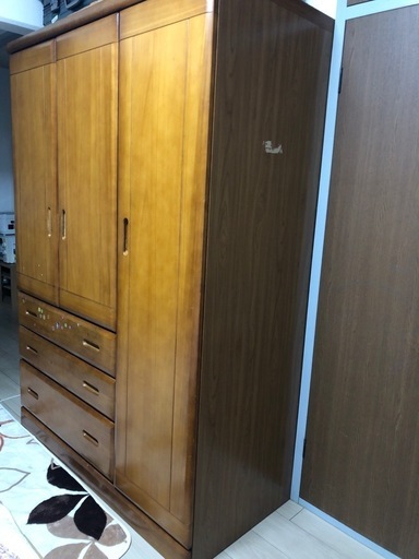 洋服タンスクローゼット木製 (Trường Đìn) 岡崎の収納家具《タンス
