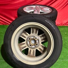 ダイハツ　純正　14インチ 4.5J PCD100 4穴 ET45 ブリジストン NEWNO 155/65R14の画像