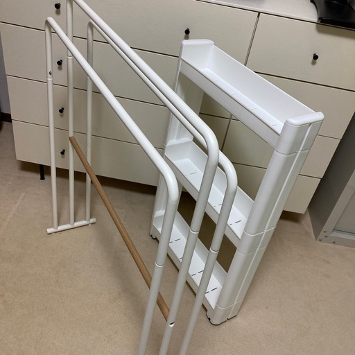 タオルかけと細棚セット