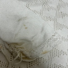 ハート柄 メッシュセーターの画像