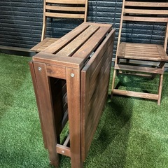 IKEA　ガーデンテーブルイスセット　APPLARO 19053の画像