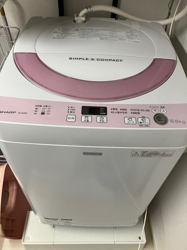 決まりました SHARP 全自動洗濯機 5.5kg
