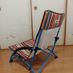 LOGOS（ロゴス） あぐらチェア　 ローチェア　椅子　いす　折りたたみ　キャンプ　アウトドアの画像