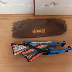 LOGOS（ロゴス） あぐらチェア　 ローチェア　椅子　いす　折りたたみ　キャンプ　アウトドアの画像