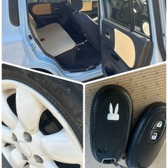 ❗️車検付き乗って帰れます❗️かわいいツートンカラー❗️スズキ　ラパン❗️の画像