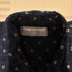 甚平 80  COM ON HEREの画像
