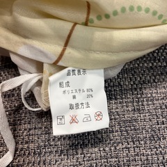 【引渡し決定】未使用　掛け布団カバー　シングルサイズの画像