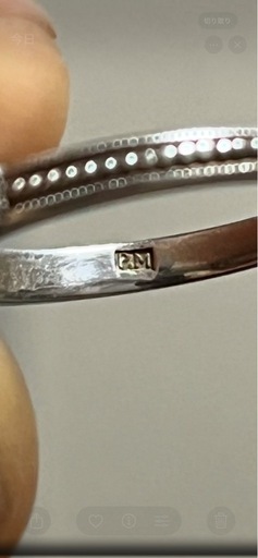 PM刻印 ダイヤモンド 0.28ct プラチナリング