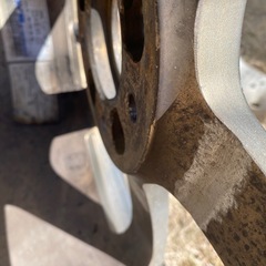 購入者決定　RAYS 15インチ アルミホイール　タイヤはおまけ程度の画像