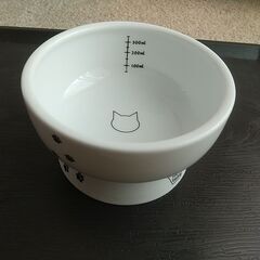 猫用食器　水皿　猫壱　脚付ウォーターボウル