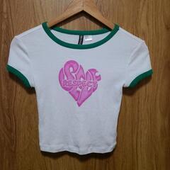 RESPECT　ハートプリント　Tシャツ